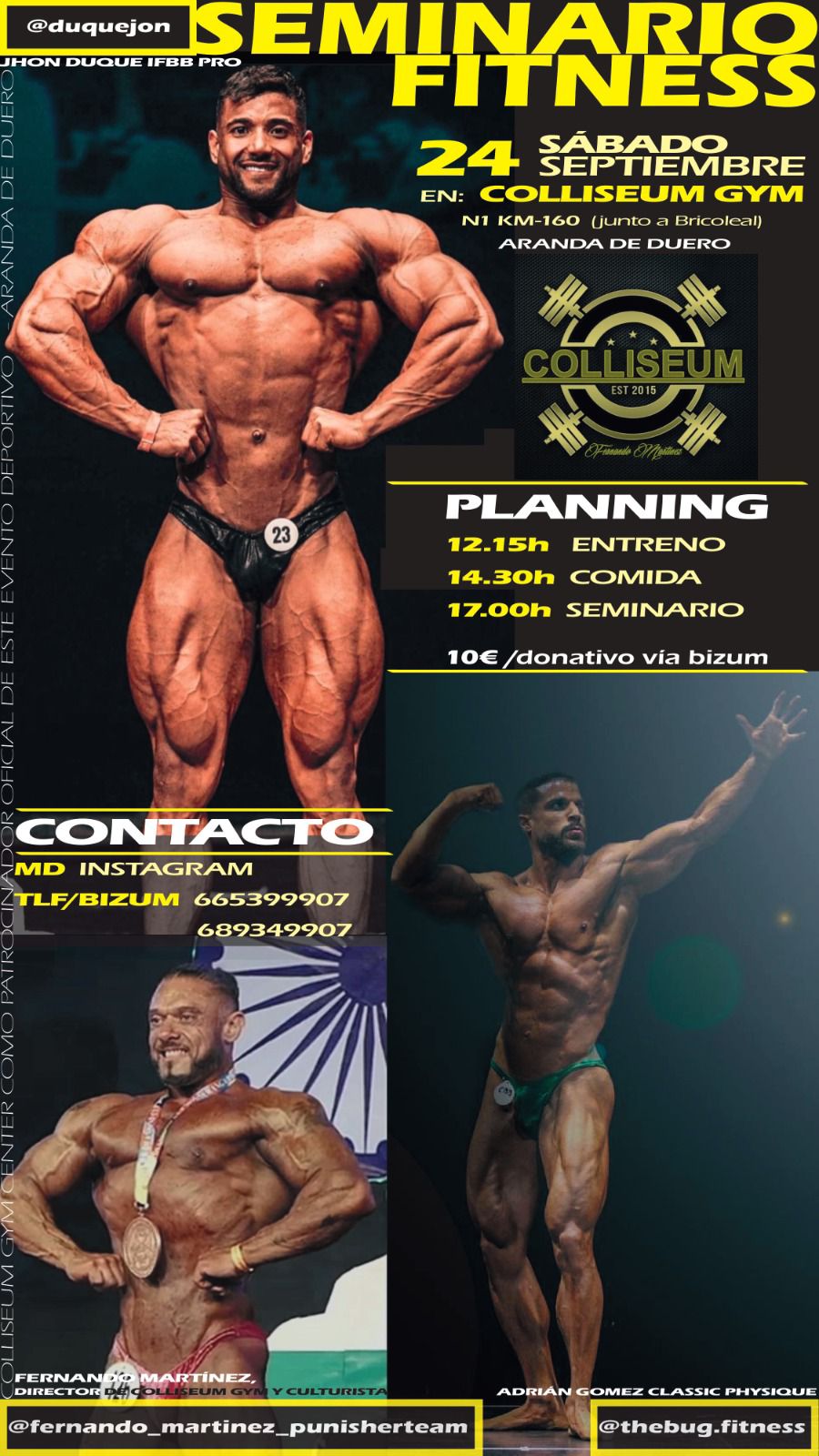 SEMINARIO FITNESS - ARANDA DE DUERO (Colliseum Gym Center)